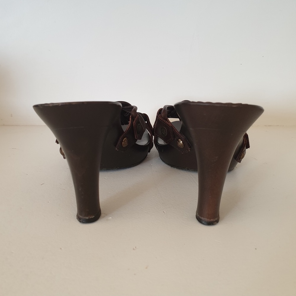 BlueMarine Sandals wood hells like new
